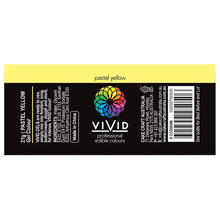 Load image into Gallery viewer, Gel Food Colour Pastel Yellow 21g Edibles Vivid