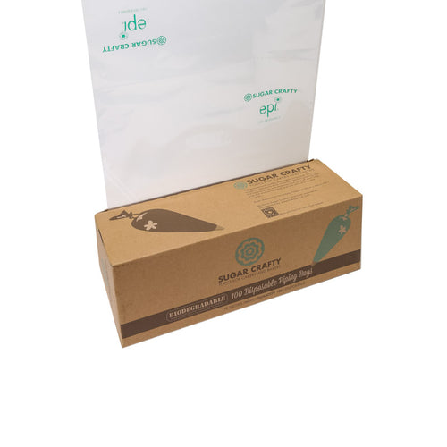 Piping Bags Clear Degradable 16
