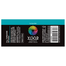 Load image into Gallery viewer, Gel Food Colour Turquoise 21g Edibles Vivid