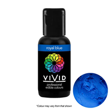 Load image into Gallery viewer, Gel Food Colour Royal Blue 21g Edibles Vivid