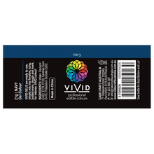 Load image into Gallery viewer, Gel Food Colour Navy Blue 21g Edibles Vivid
