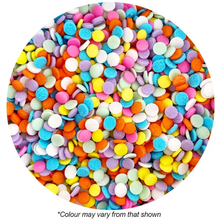 Load image into Gallery viewer, Confetti - Mini Rainbow Sequins 60g Edibles Sprink'd