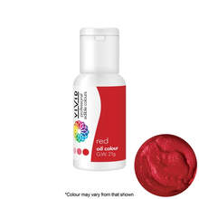 Load image into Gallery viewer, Oil Based Colouring 21g Red Edibles Vivid