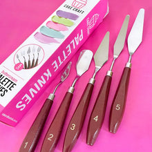 Load image into Gallery viewer, Palette Knives Set of 5  Cake Craft   