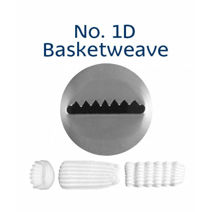 Piping Tip Stainless Steel Basketweave No. 1D Supplies Loyal   