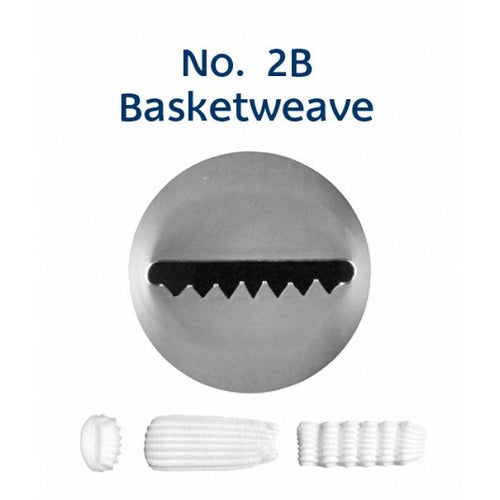 Piping Tip Stainless Steel Basketweave No. 2B Supplies Loyal   