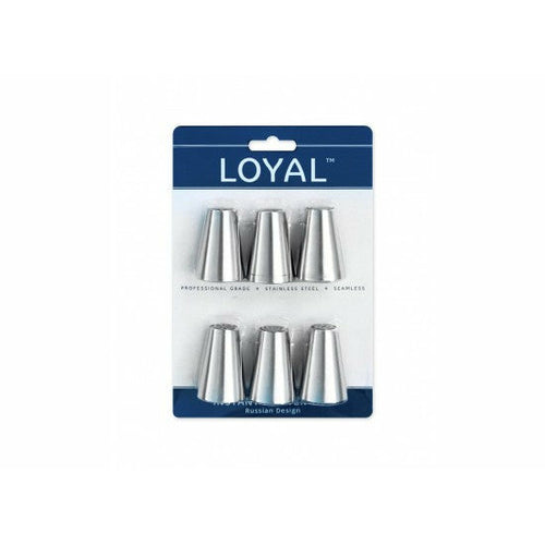 Piping Tip Set - Russian Instant Flower 6pk Supplies Loyal   