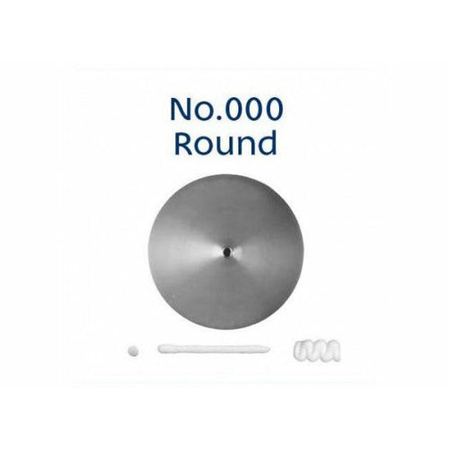 Piping Tip Stainless Steel Round Standard No. 000 Supplies Loyal   