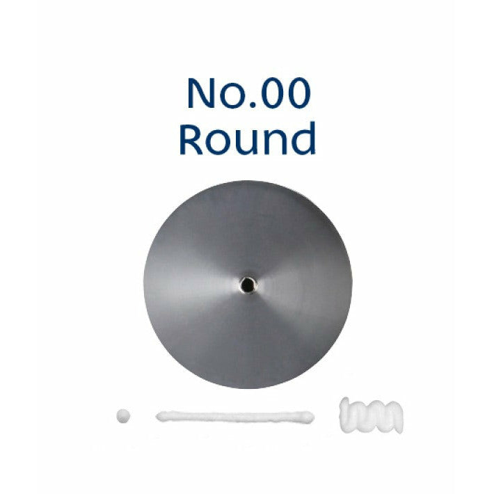 Piping Tip Stainless Steel Round Standard No. 00 Supplies Loyal   
