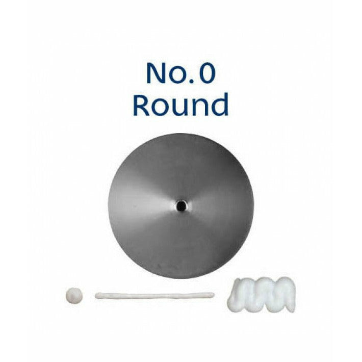 Piping Tip Stainless Steel Round Standard No. 0 Supplies Loyal   