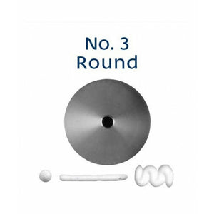 Piping Tip Stainless Steel Round Standard No. 3 Supplies Loyal   