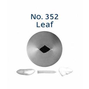Piping Tip Stainless Steel Leaf Standard No. 352 Supplies Loyal   
