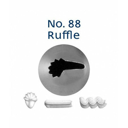 Piping Tip Stainless Steel Ruffle Standard No. 88 Supplies Loyal   