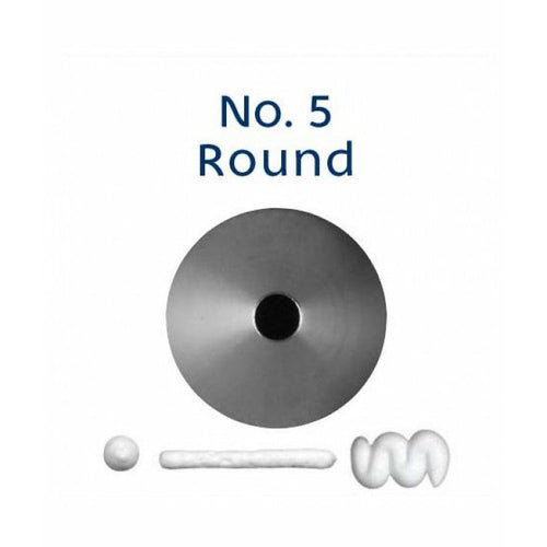 Piping Tip Stainless Steel Round Standard No. 5 Supplies Loyal   