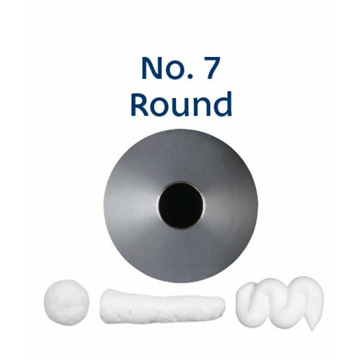 Piping Tip Stainless Steel Round Standard No. 7 Supplies Loyal   