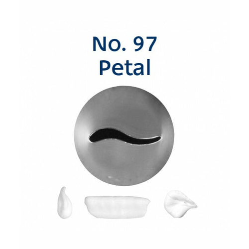 Piping Tip Stainless Steel Petal Standard No. 97 Supplies Loyal   