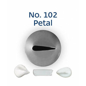 Piping Tip Stainless Steel Petal Standard No. 102 Supplies Loyal   