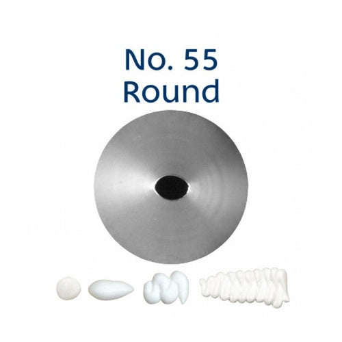 Piping Tip Stainless Steel Round Standard No. 55 Supplies Loyal   