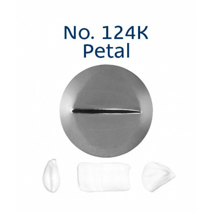 Piping Tip Stainless Steel Petal Medium No. 124K Supplies Loyal   