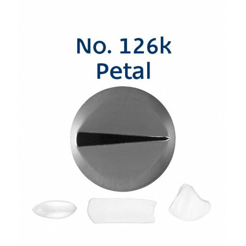 Piping Tip Stainless Steel Petal Medium No. 126K Supplies Loyal   
