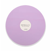 Load image into Gallery viewer, Masonite Round Pastel Boards  Papyrus &amp; Co Pastel Lilac 12&quot;  