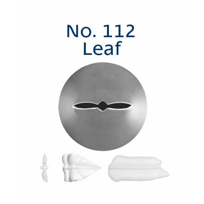 Piping Tip Stainless Steel Leaf Medium No. 112 Supplies Loyal   
