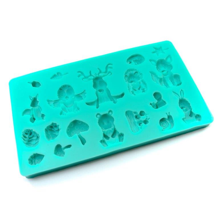 Silicone Mould - Forest Creatures Supplies Bake Group   