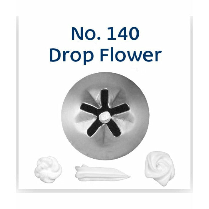Piping Tip Stainless Steel Drop Flower Standard No. 140 Supplies Loyal   