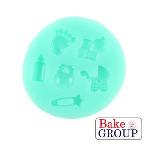 Silicone Mould - Baby Mixed Supplies Bake Group   