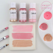 Load image into Gallery viewer, Edible Art Paint Baby Pink Supplies Sweet Sticks   