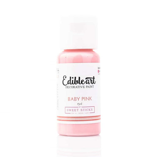 Edible Art Paint Baby Pink Supplies Sweet Sticks   