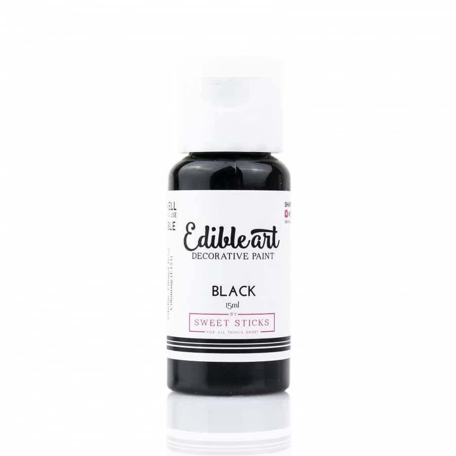 Edible Art Paint Black Supplies Sweet Sticks   