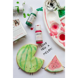 Edible Art Paint Bright Melon Green Supplies Sweet Sticks   