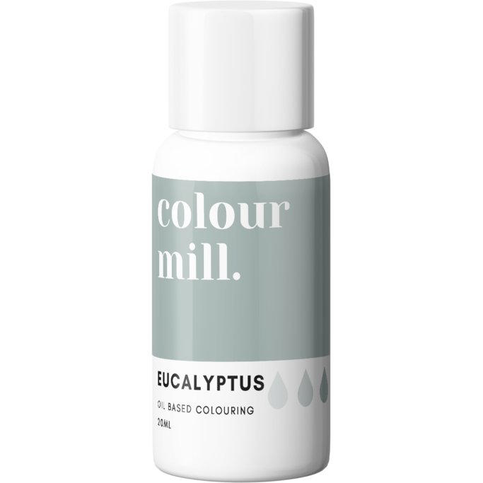 Oil Based Colouring 20ml Eucalyptus Edibles Colour Mill.   