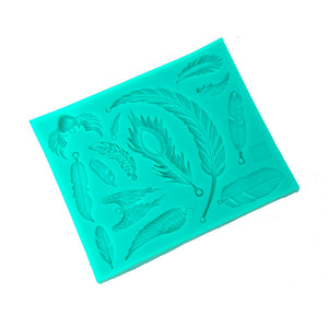 Silicone Mould - Feathers & Wings Supplies Bake Group   