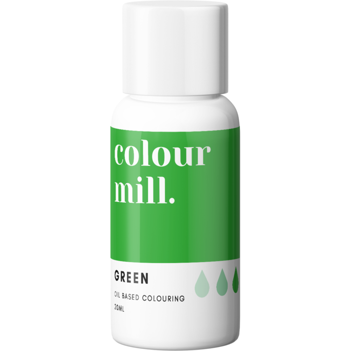 Oil Based Colouring 20ml Green Edibles Colour Mill.   