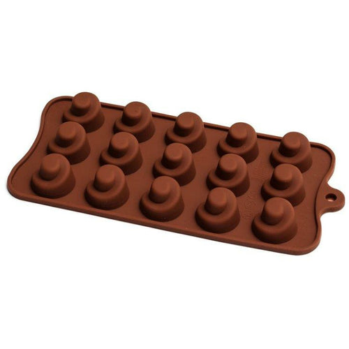 Chocolate Mould (Silicone) - Chocolate Swirl Supplies Bake Group   