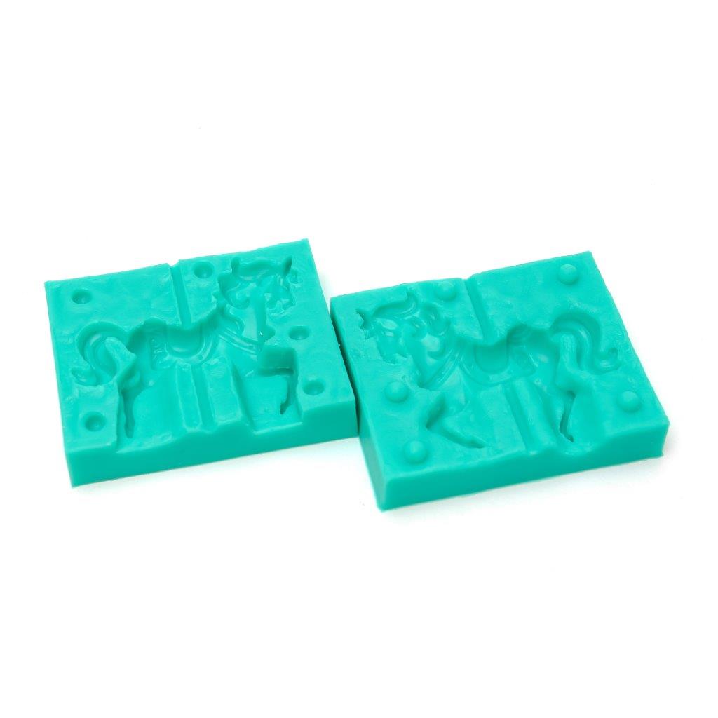 Silicone Mould - Carousel Horse Set Supplies Bake Group   