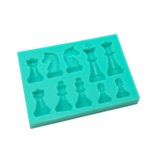 Silicone Mould - Chess Pieces Supplies Bake Group   