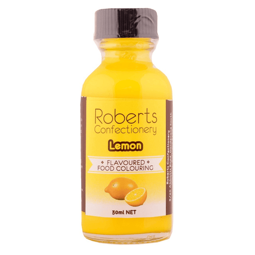 Flavour Colour 30ml - Lemon Edibles Roberts Edible Craft   