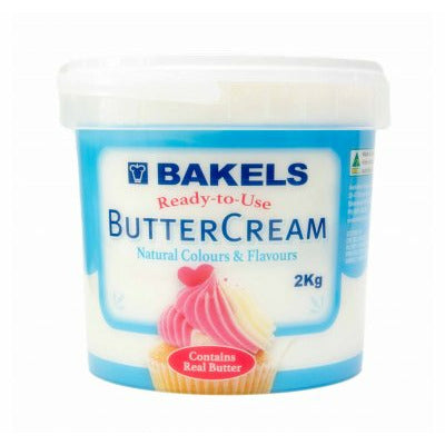 Buttercream 2kg - Vanilla Edibles Bakels   