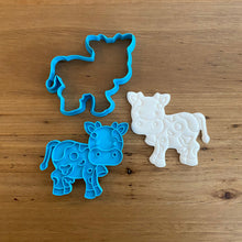 Load image into Gallery viewer, Cookie Cutter &amp; Embosser Stamp - Farmyard Cow Supplies Cookie Cutter Store   