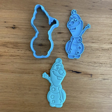 Load image into Gallery viewer, Cookie Cutter &amp; Embosser Stamp - (Frozen) Olaf Supplies Cookie Cutter Store   