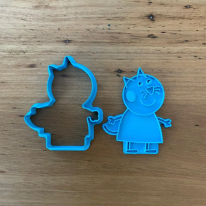 Cookie Cutter & Embosser Stamp - (Peppa Pig) Candy Cat Supplies Cookie Cutter Store   