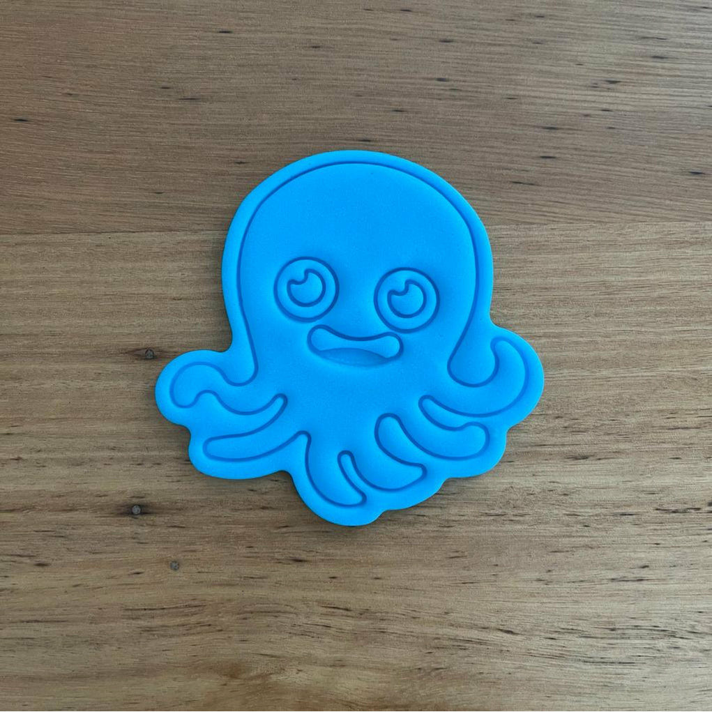 Cookie Cutter & Embosser Stamp - Ocean Octopus Supplies Cookie Cutter Store   