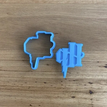 Load image into Gallery viewer, Cookie Cutter &amp; Embosser Stamp - (Harry Potter) Logo Supplies Cookie Cutter Store   