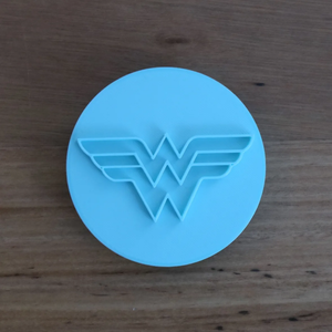 Embosser Stamp - Superhero (Wonder Woman) Logo Supplies Cookie Cutter Store   