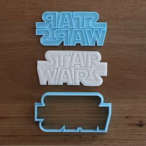 Cookie Cutter & Embosser Stamp - Space Theme Logo Supplies Cookie Cutter Store   