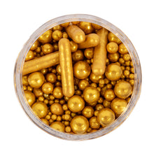 Load image into Gallery viewer, Bubble &amp; Bounce Matte Gold 75g Edibles SPRINKS   