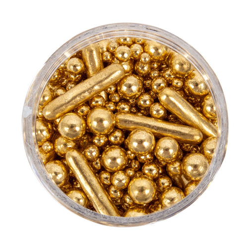 Bubble & Bounce Shiny Gold 75g Edibles SPRINKS   